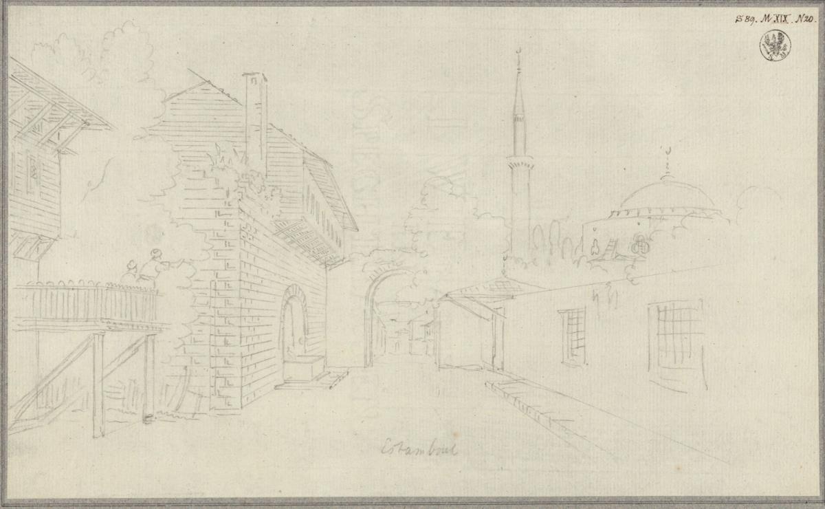 Konstantinopel. Straßenansicht