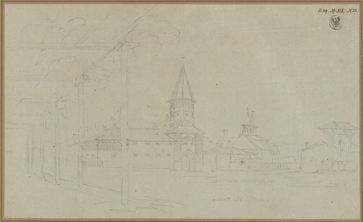 Konstantinopel. Ansicht des Klosters Santa Maria