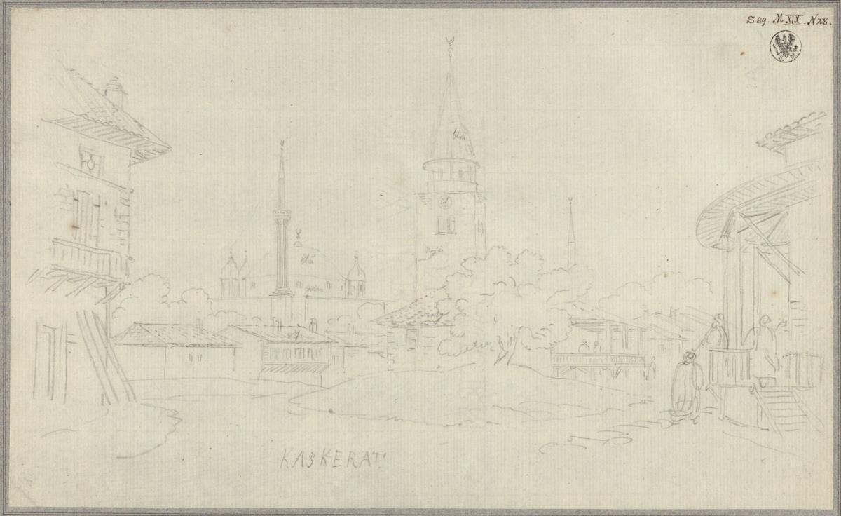 Orientalische Stadt, "Kaskerat" (?)