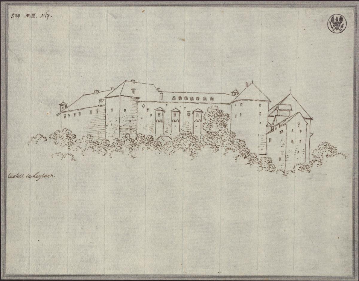 Die Burg von Laibach (Ljubljana)