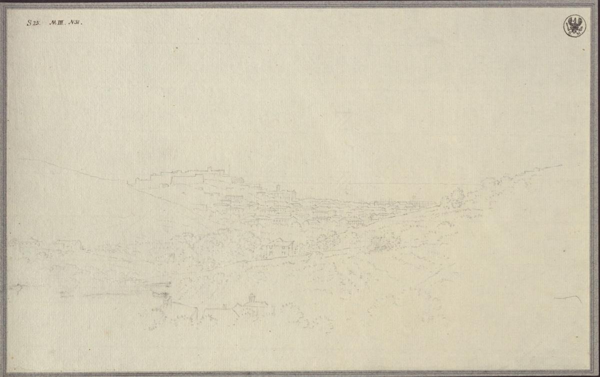 Ansicht von Triest und der Zitadelle