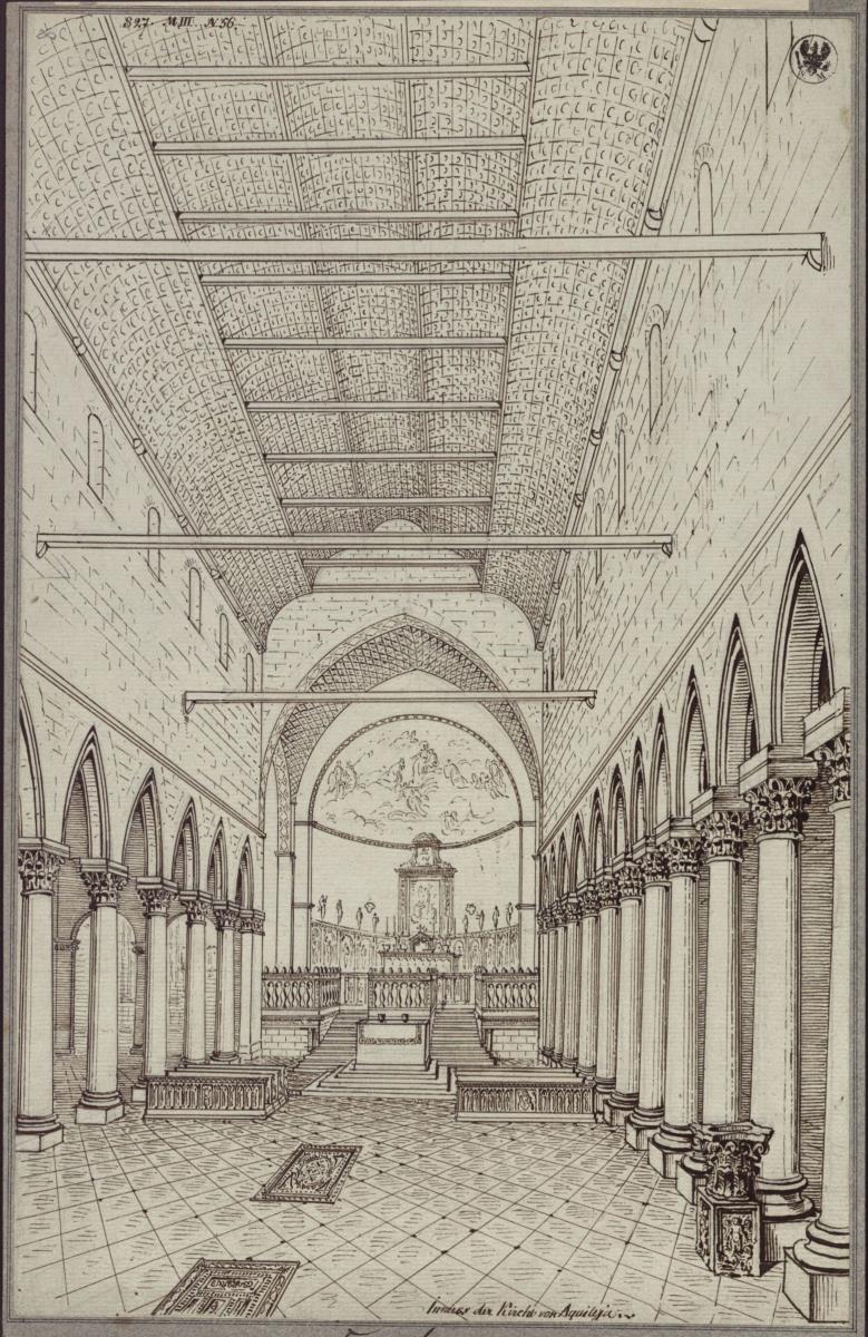 Das Innere des Doms von Aquileia