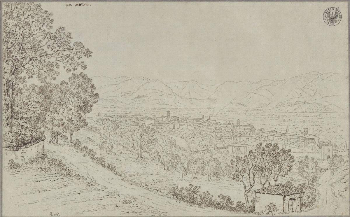 Ansicht von Rieti in den Apenninen