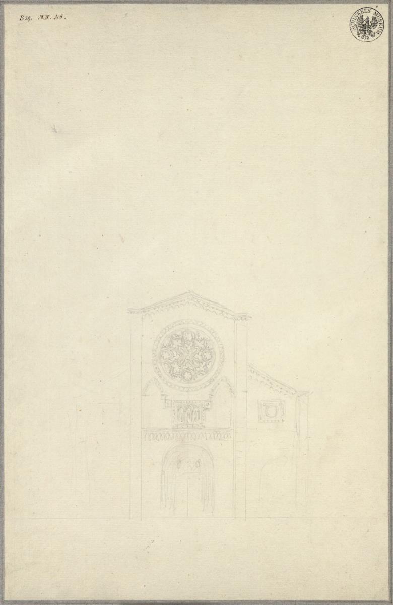 Fassade der Kirche San Marco in Mailand