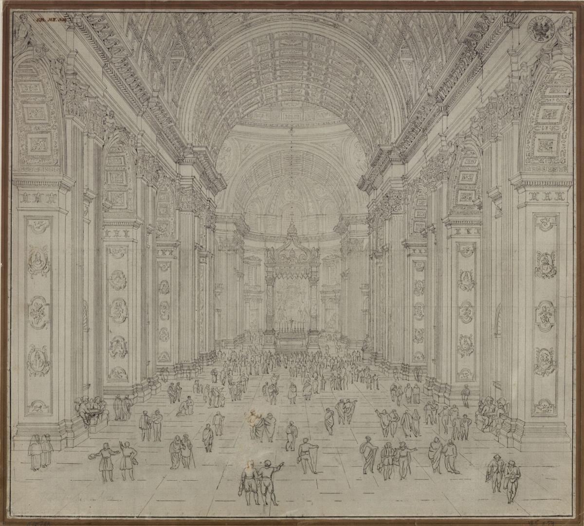 Innenansicht von Sankt Peter in Rom