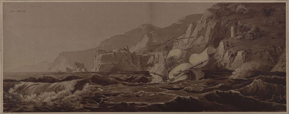"Die Küste von Kalabrien mit den Felsen von Scylla"