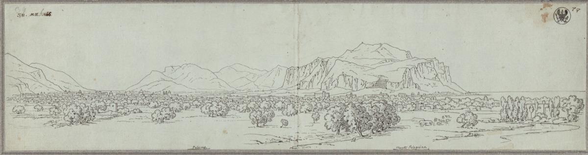Ansicht von Palermo mit dem Monte Pellegrino
