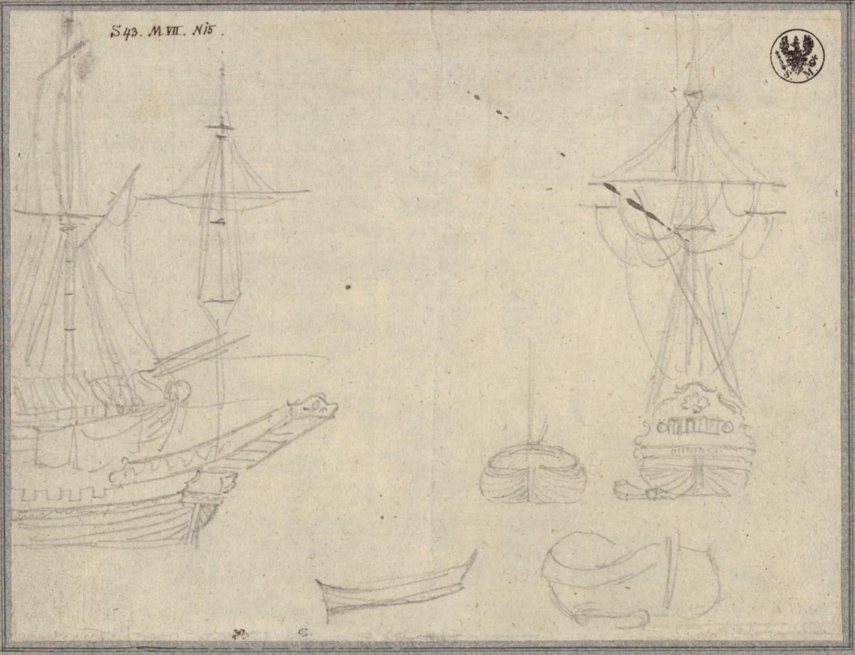 Segelschiffe und Boote in unterschiedlichen Ansichten