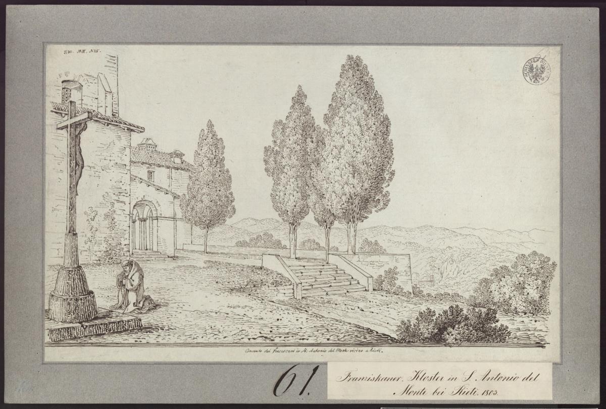 Das Franziskanerkloster Sant'Antonio al Monte bei Rieti