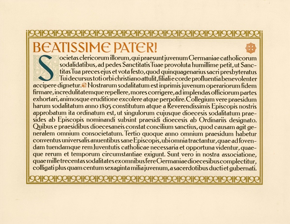 Beatissime Pater!