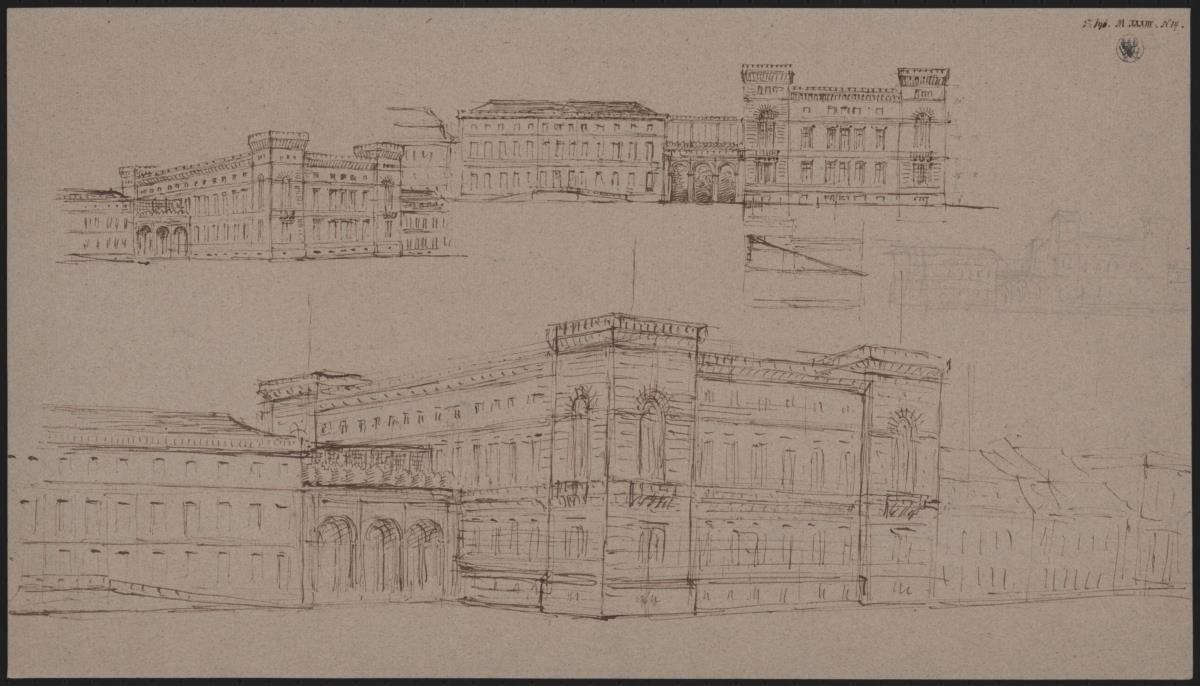 Berlin, Pariser Platz. Palais Prinz Wilhelm. Ansicht