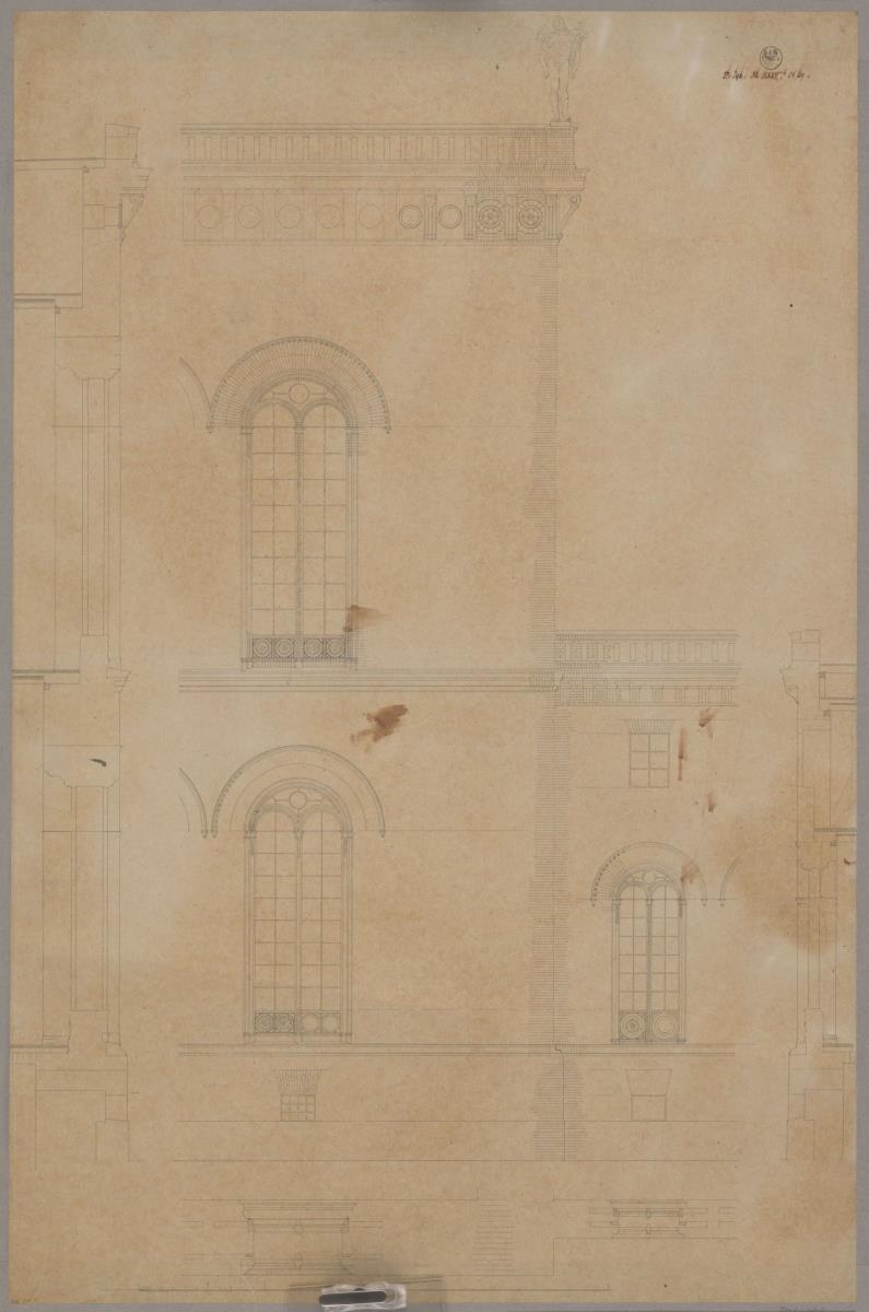 Litauen. Palais Wittgenstein. Fassadendetails