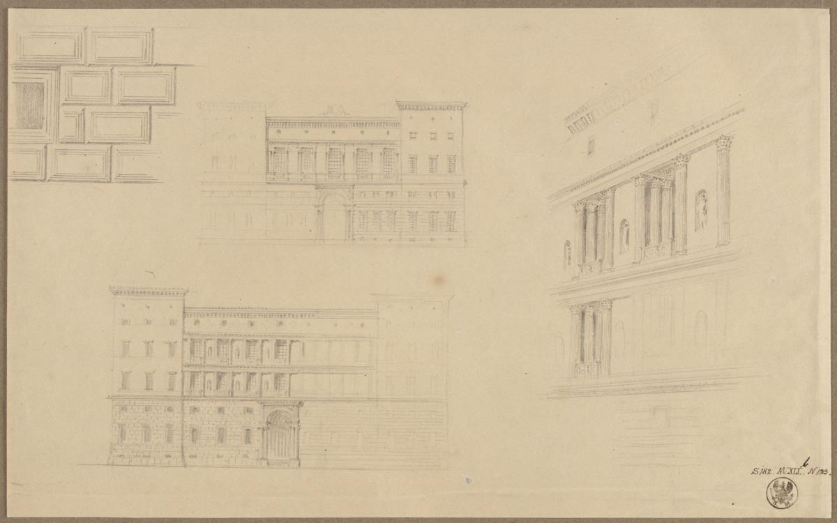 Entwürfe zum Palais des Prinzen Wilhelm