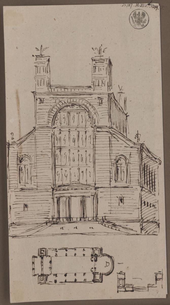 Skizze zu einer Basilika