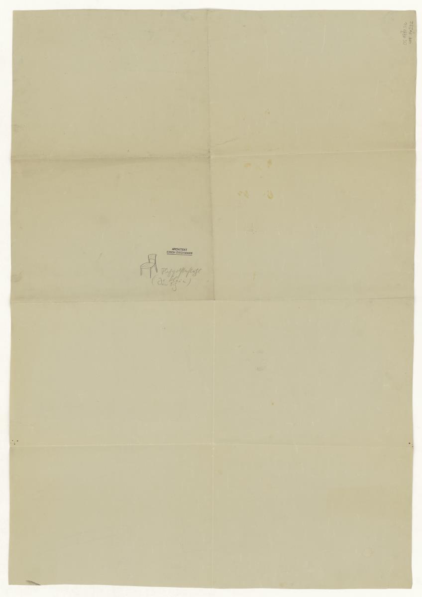 Flachpolsterstuhl, Auftrag Dr. Klein (Möbelentwürfe, Sitzmöbel)