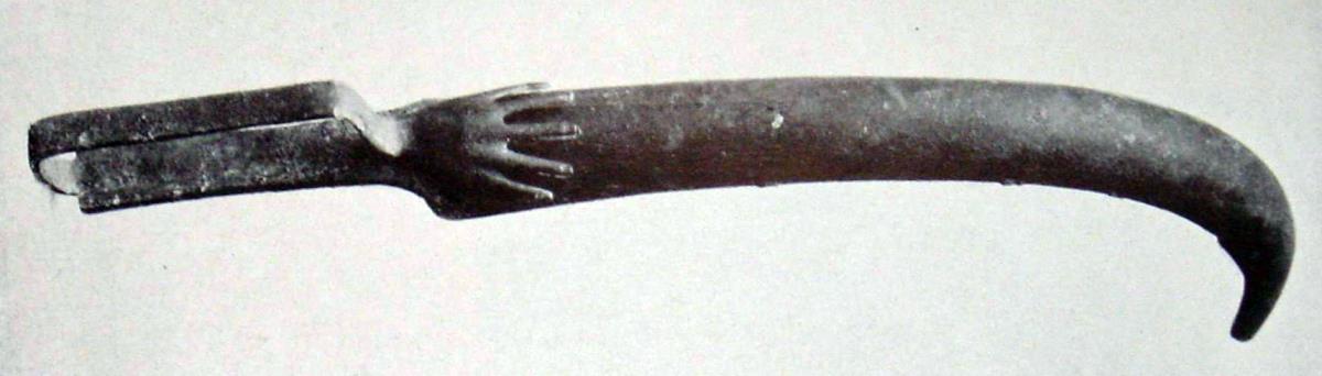 Strigilis ohne Fabrikstempel