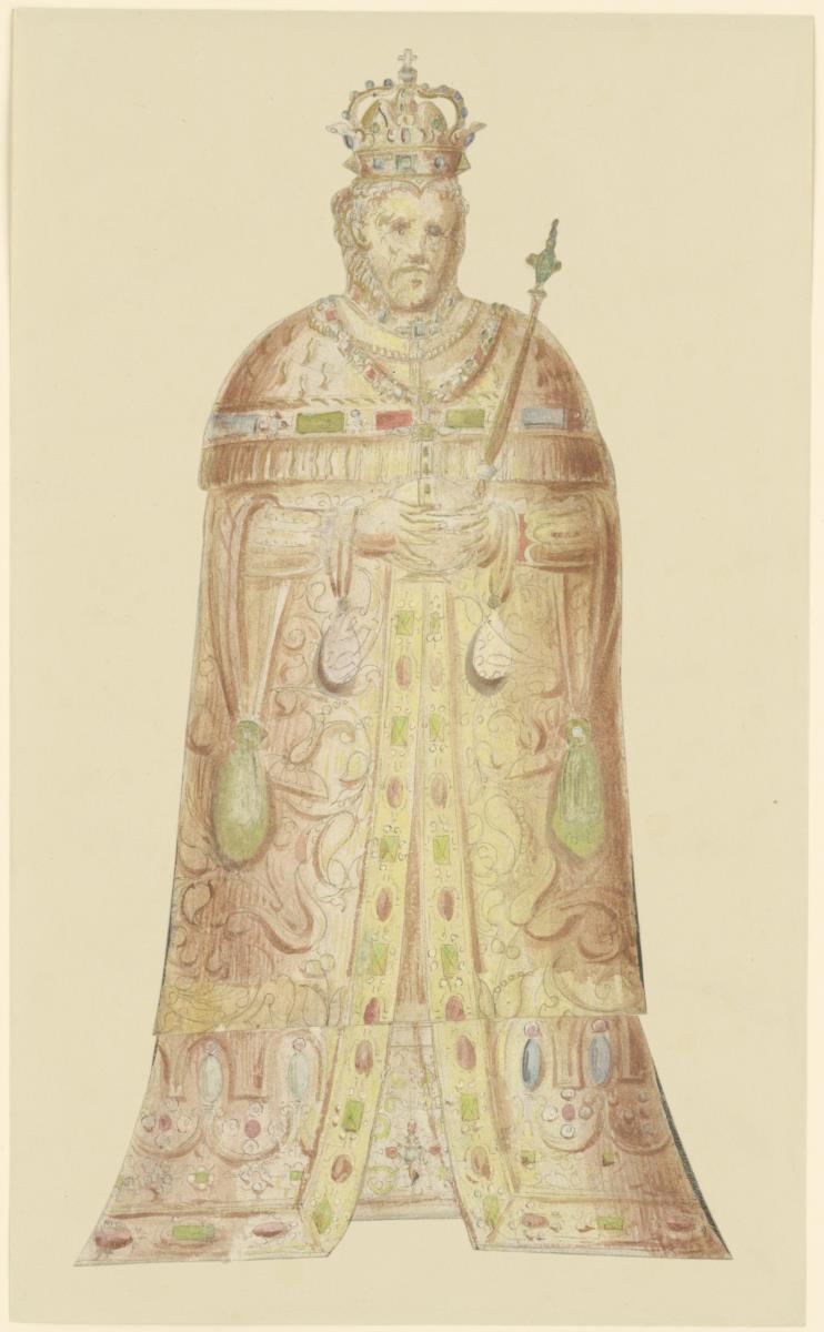 Kaiserfigur als Becher oder Tischglocke