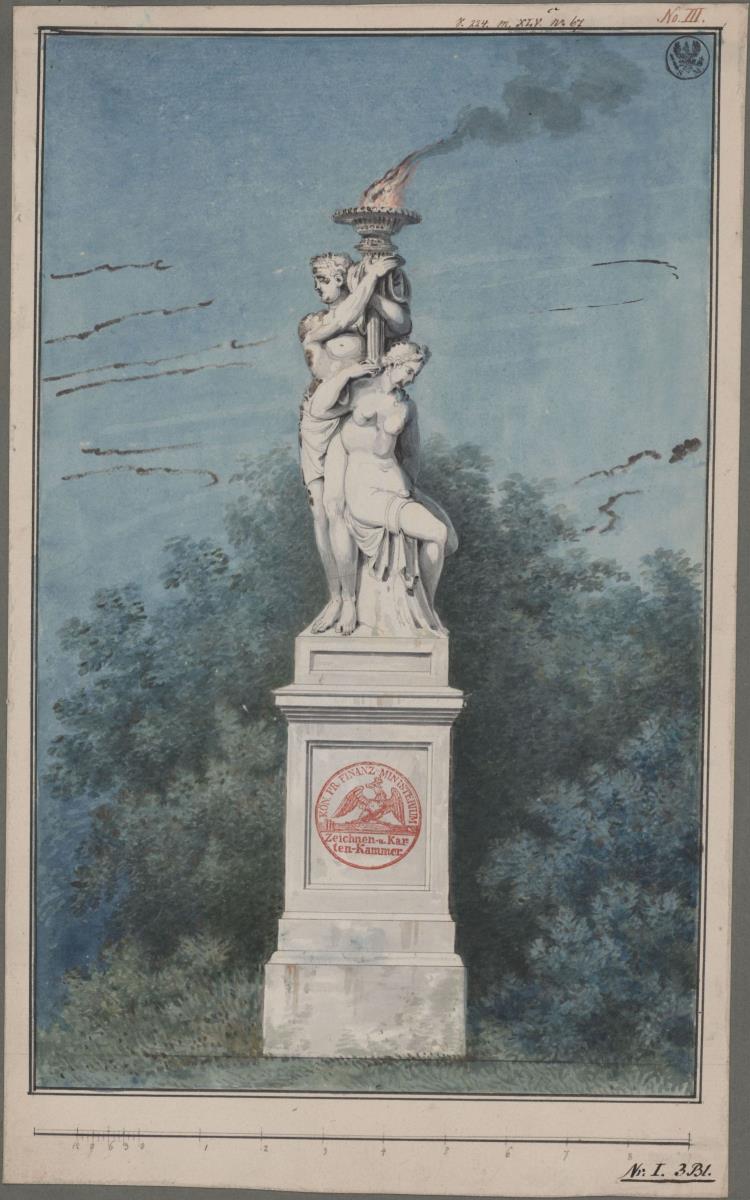 Berlin. Entwurf zu einer Statuengruppe für den Großen Stern im Tiergarten