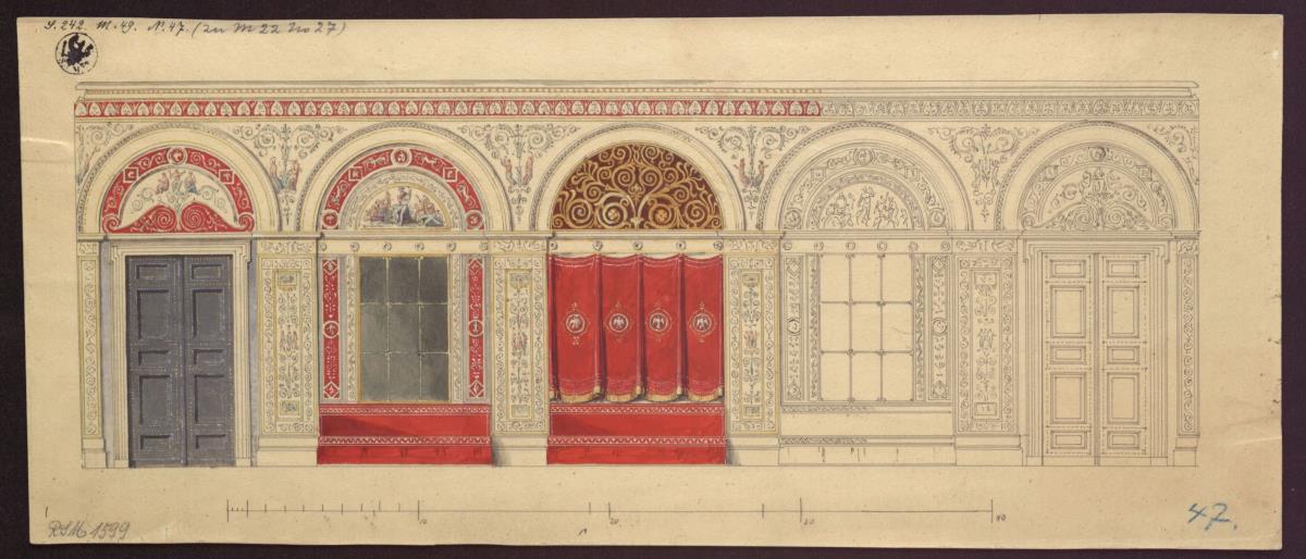 Berlin, Wilhelmstraße 102. Palais des Prinzen Albrecht von Preußen, Tanzsaal