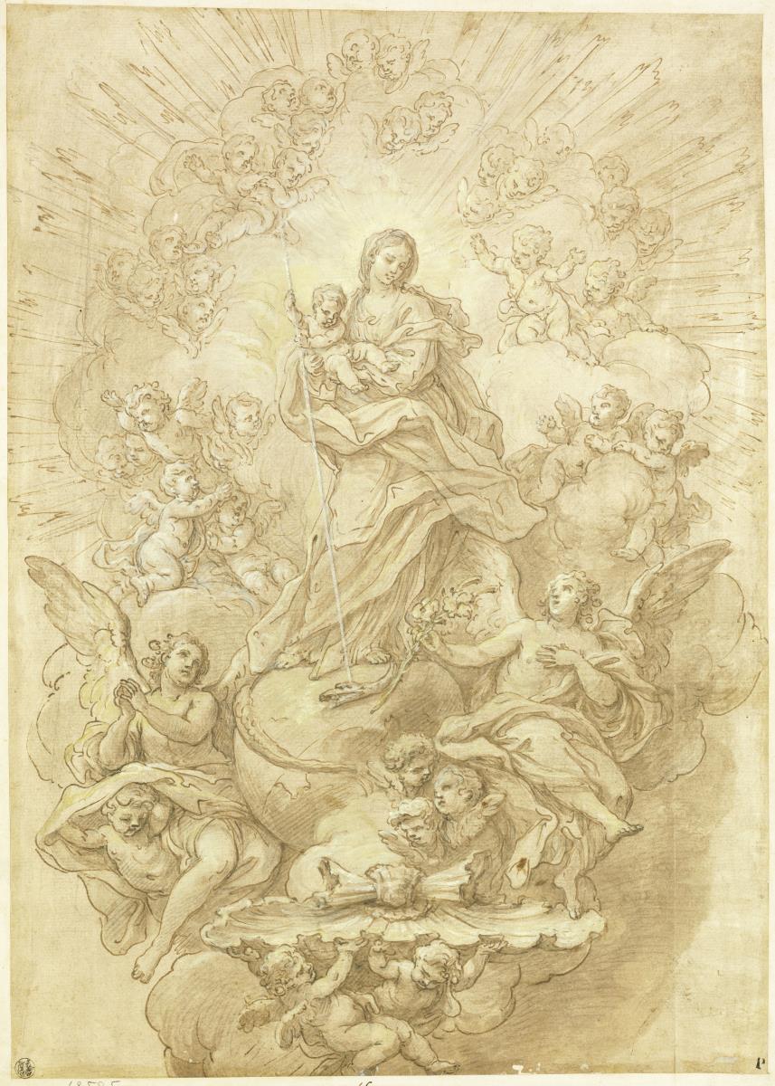 Madonna in Engelsgloriole (Immacolata / Unbefleckte Empfängnis)