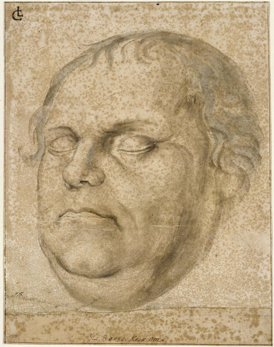 Kopf des toten Luther