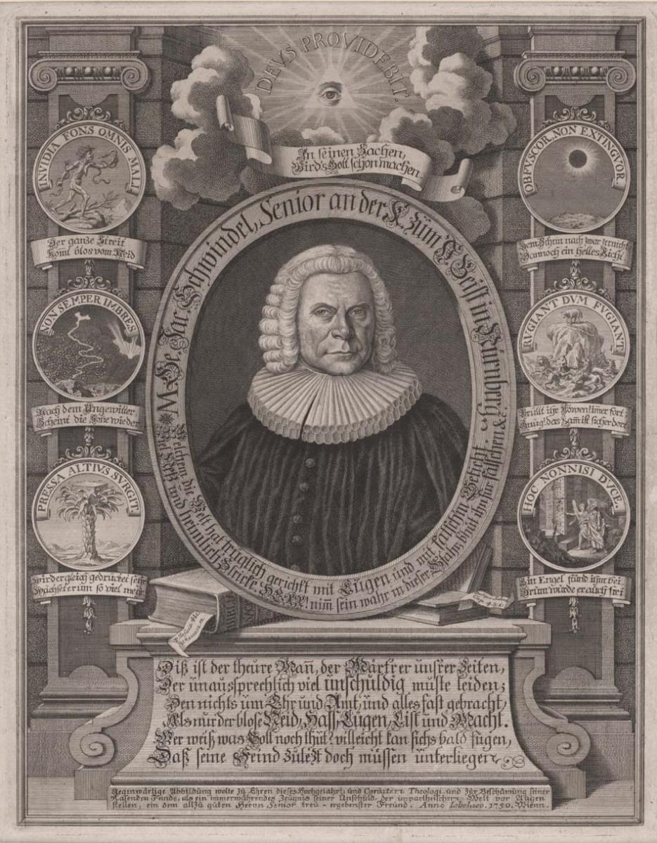 Porträt des Georg Jakob Schwindel