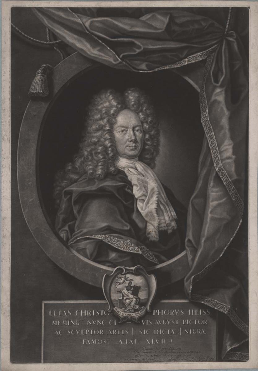 Porträt des Elias Christoph Heiss