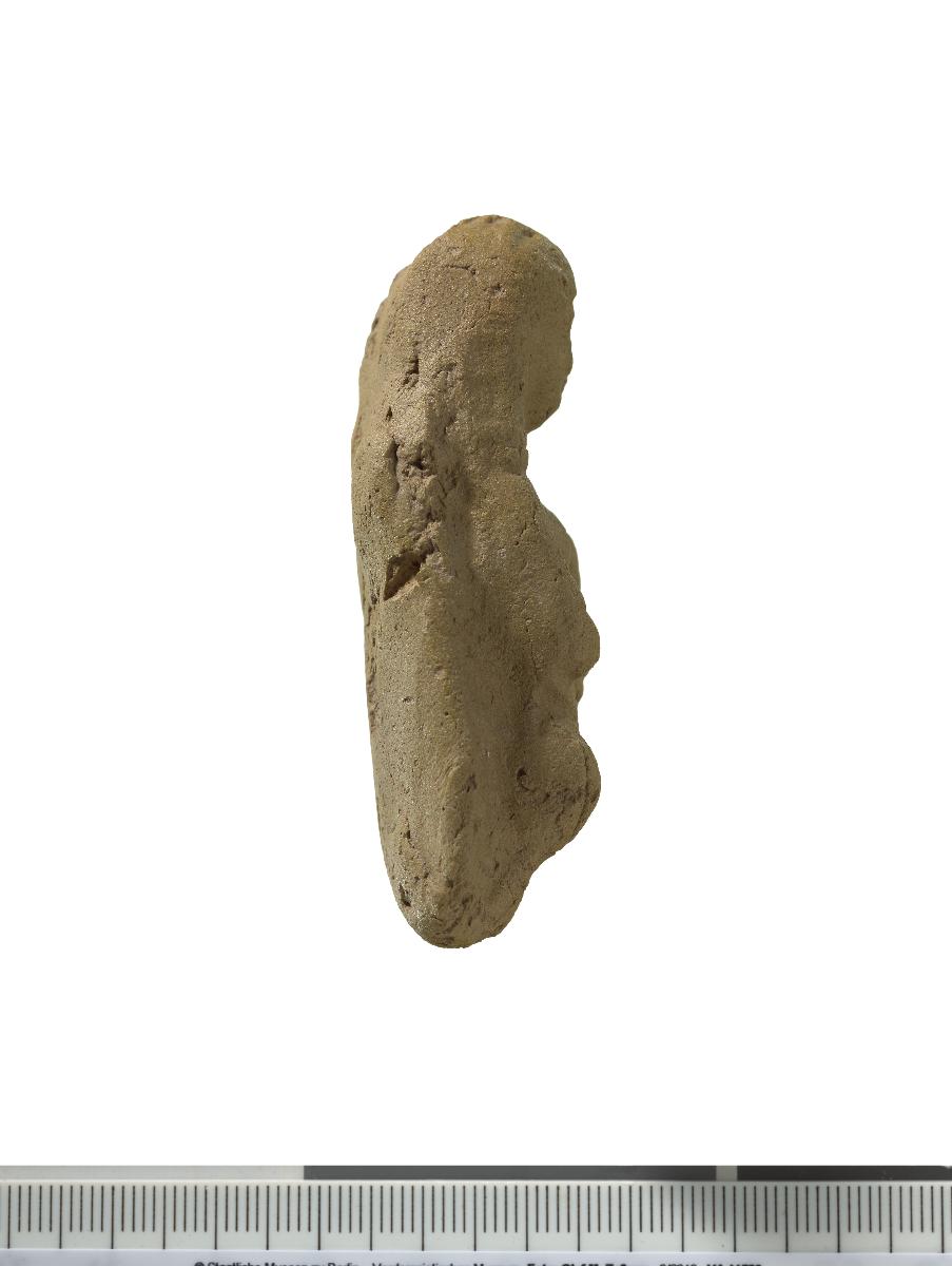 Terrakotte einer weiblichen Figur mit Säugling im Arm