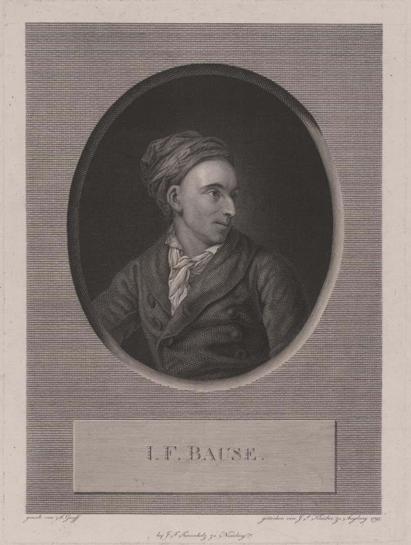 Porträt des Johann Friedrich Bause