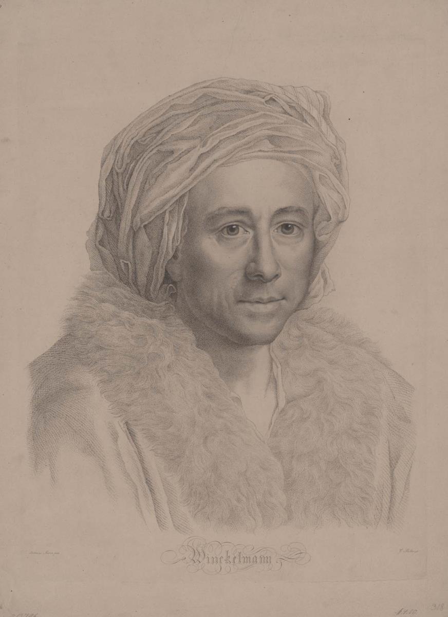 Porträt des Johann Joachim Winckelmann