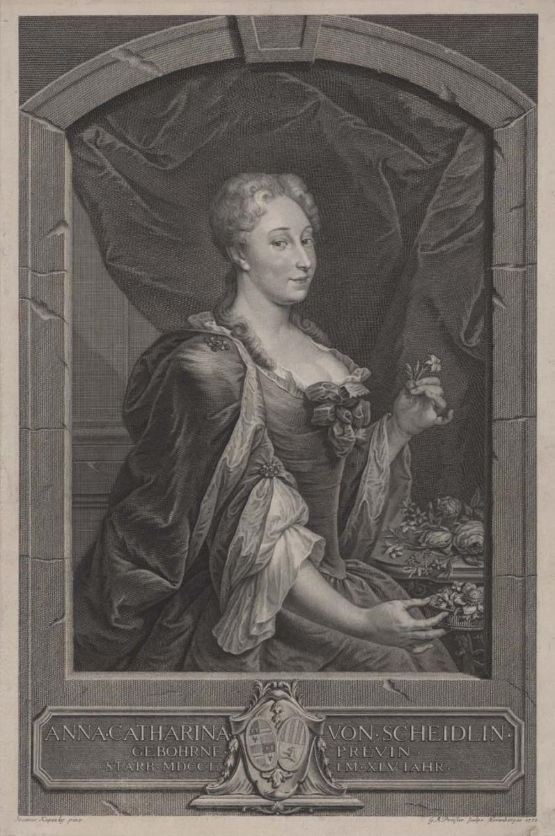 Porträt der Anna Catharina von Scheidlin