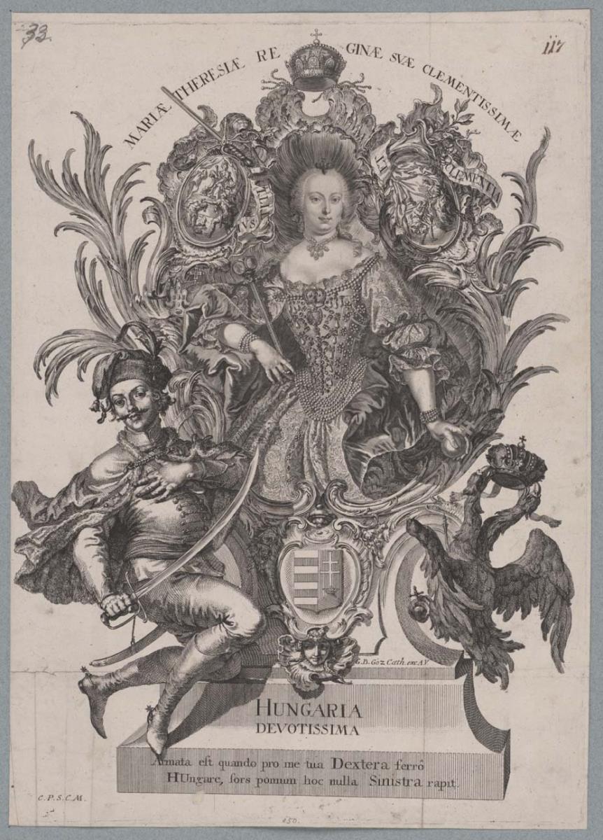 Porträt der Maria Theresia, Königin von Ungarn