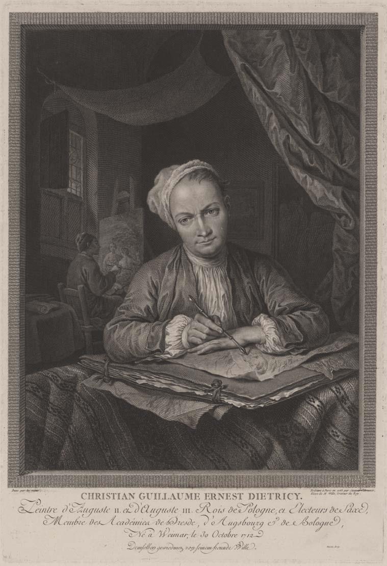Porträt des Christian Wilhelm Ernst Dietrich