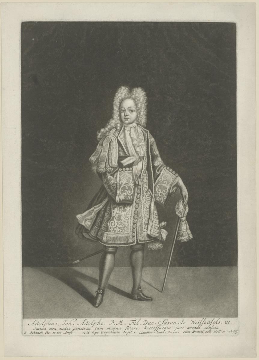 Porträt des Johann Adolf II., Herzog von Sachsen-Weißenfels