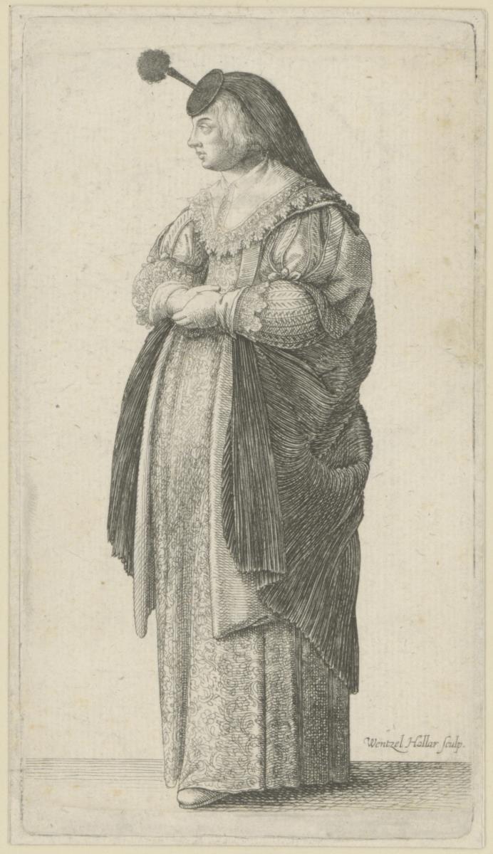 Die Dame mit dem Stirnteller