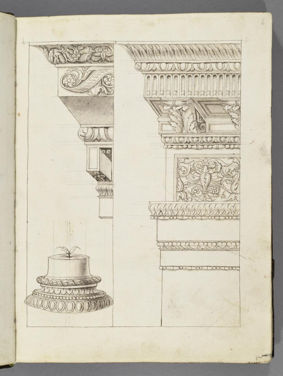 Codex Mantegna, Drei architektonische Details
