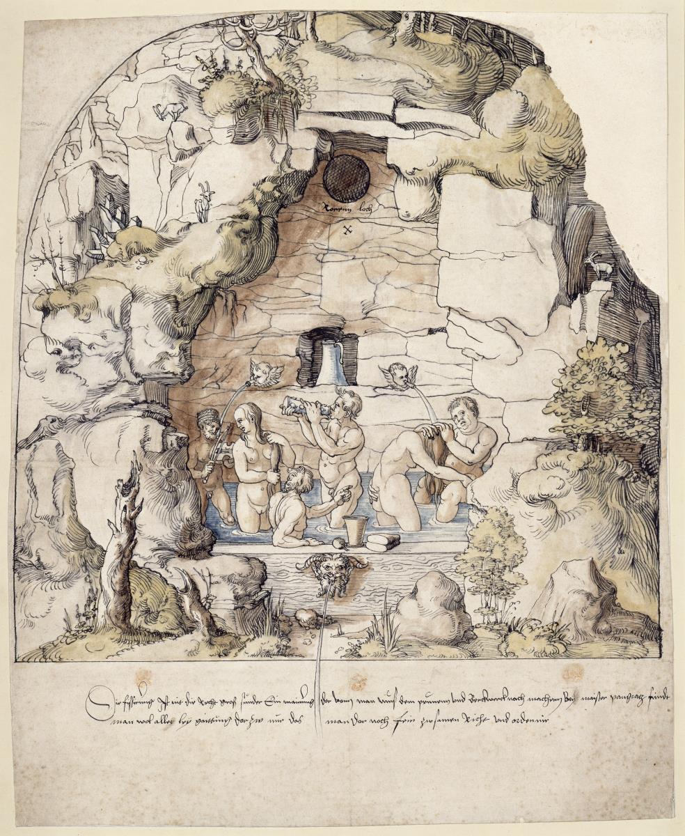 Entwurf für einen Wandbrunnen