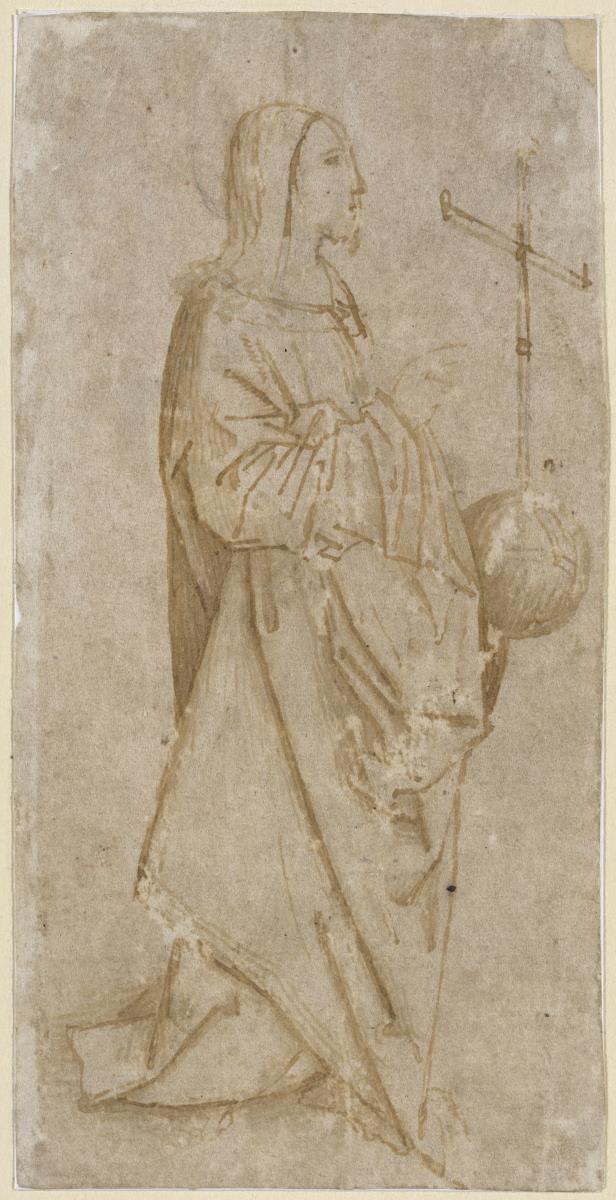 Christus als Salvator Mundi in Ganzfigur