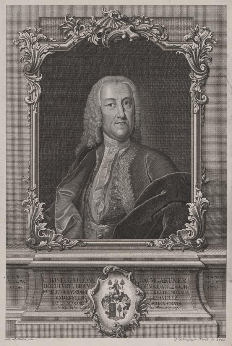Porträt des Christoph Conrad Baumgartner