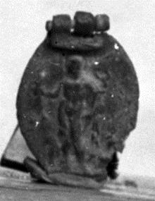 Siegelkapsel mit Darstellung des Merkur