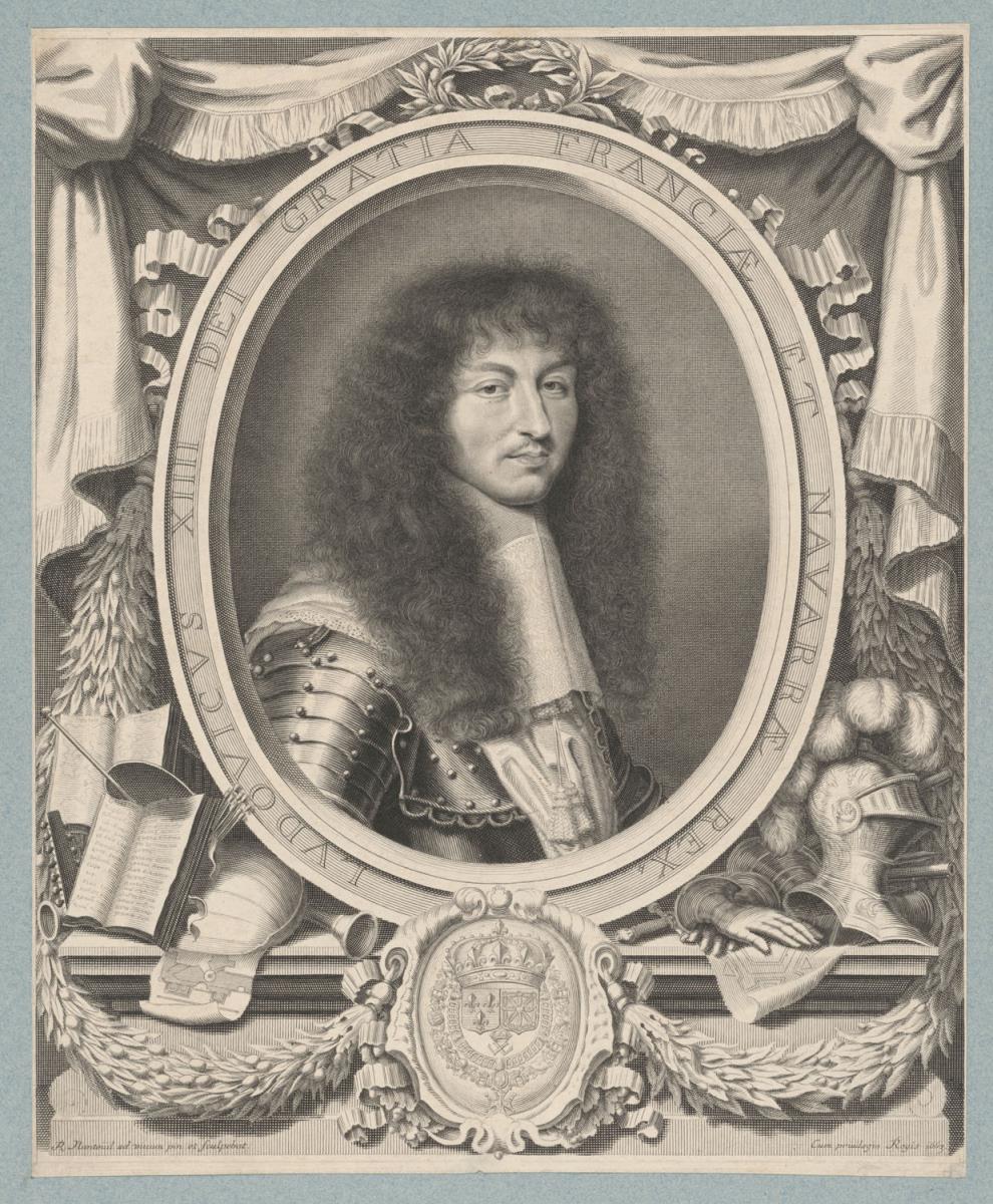 Porträt des Ludwig XIV. König von Frankreich