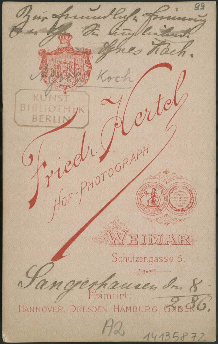 Porträt der Agnes Koch
