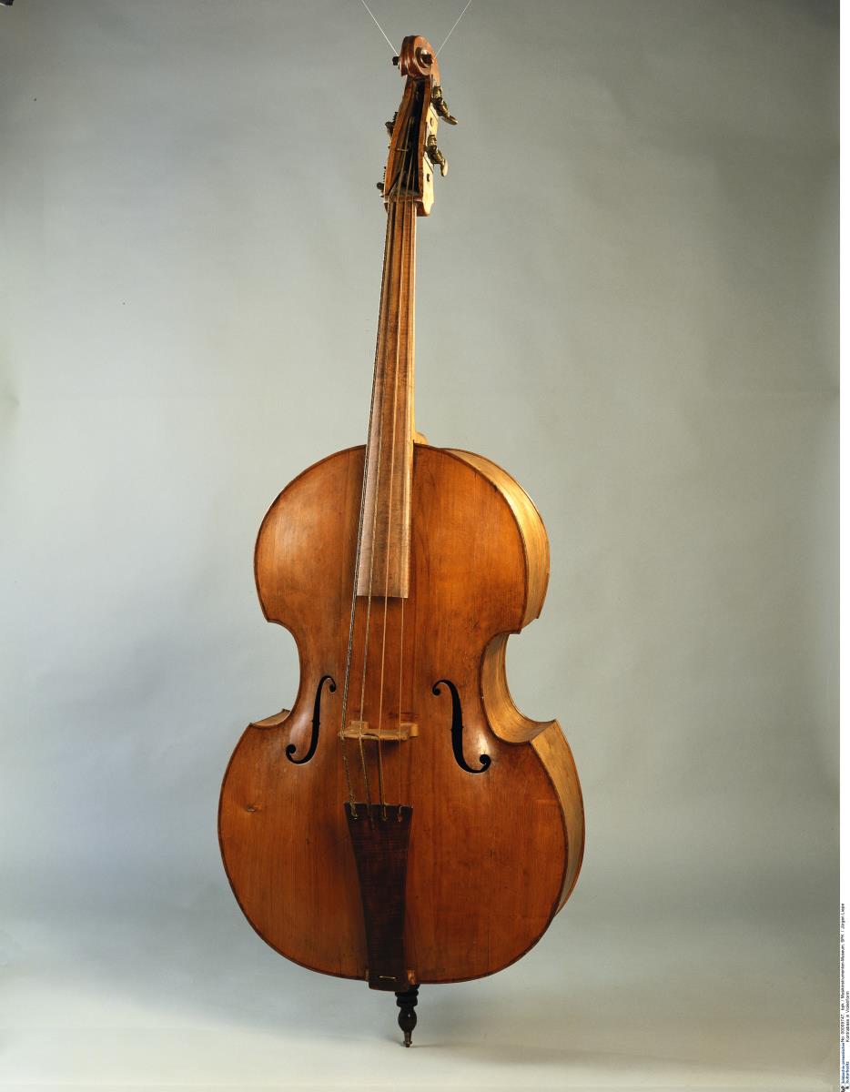 Kontrabass in Violinenform