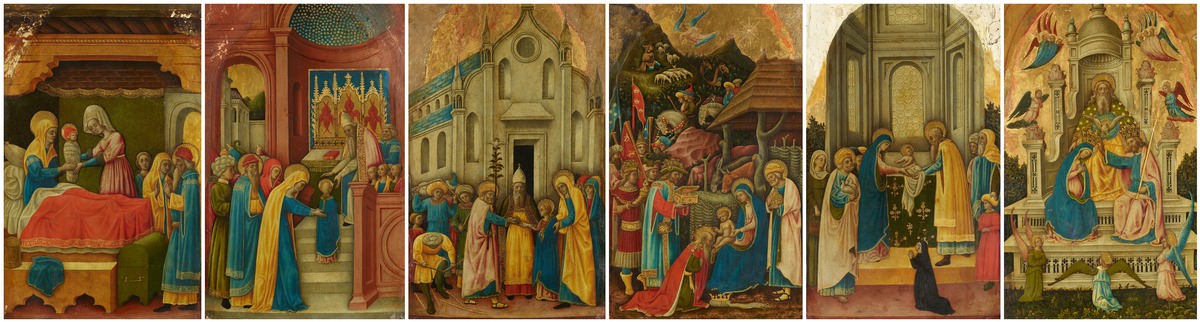 Sechs Szenen aus dem Leben Mariae (6 Tafeln)