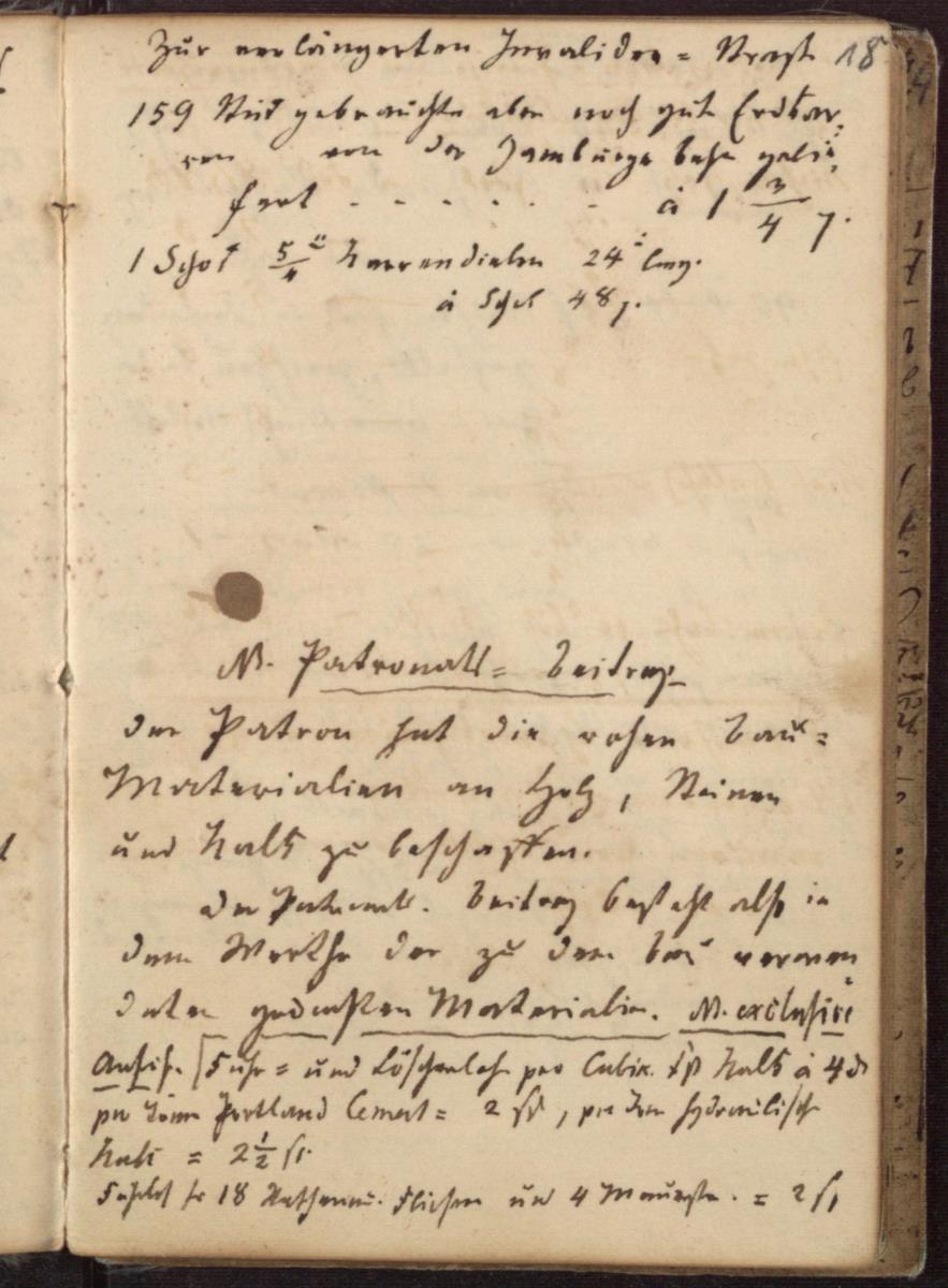 Bautagebuch, S. 18