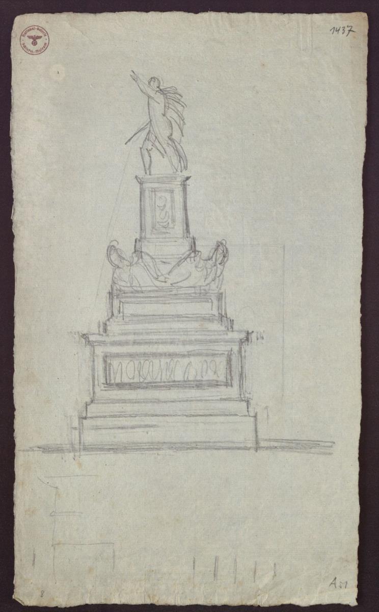 Breslau (Wrocław). Das Denkmal für Gebhard Leberecht von Blücher, Fürst von Wahlstatt