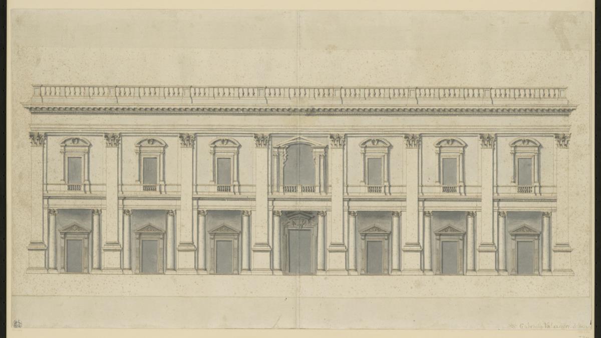 Kapitol, Fassade, Aufriss