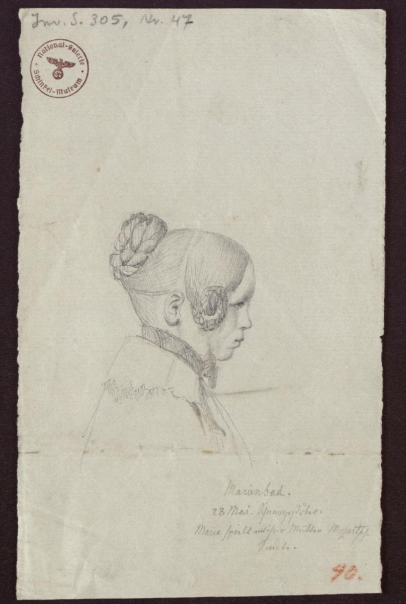 Marie Schinkel am Klavier
