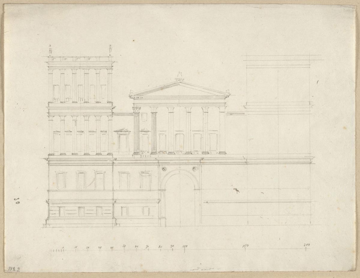 Berlin, Unter den Linden. Palais Prinz Wilhelm. Vorderansicht
