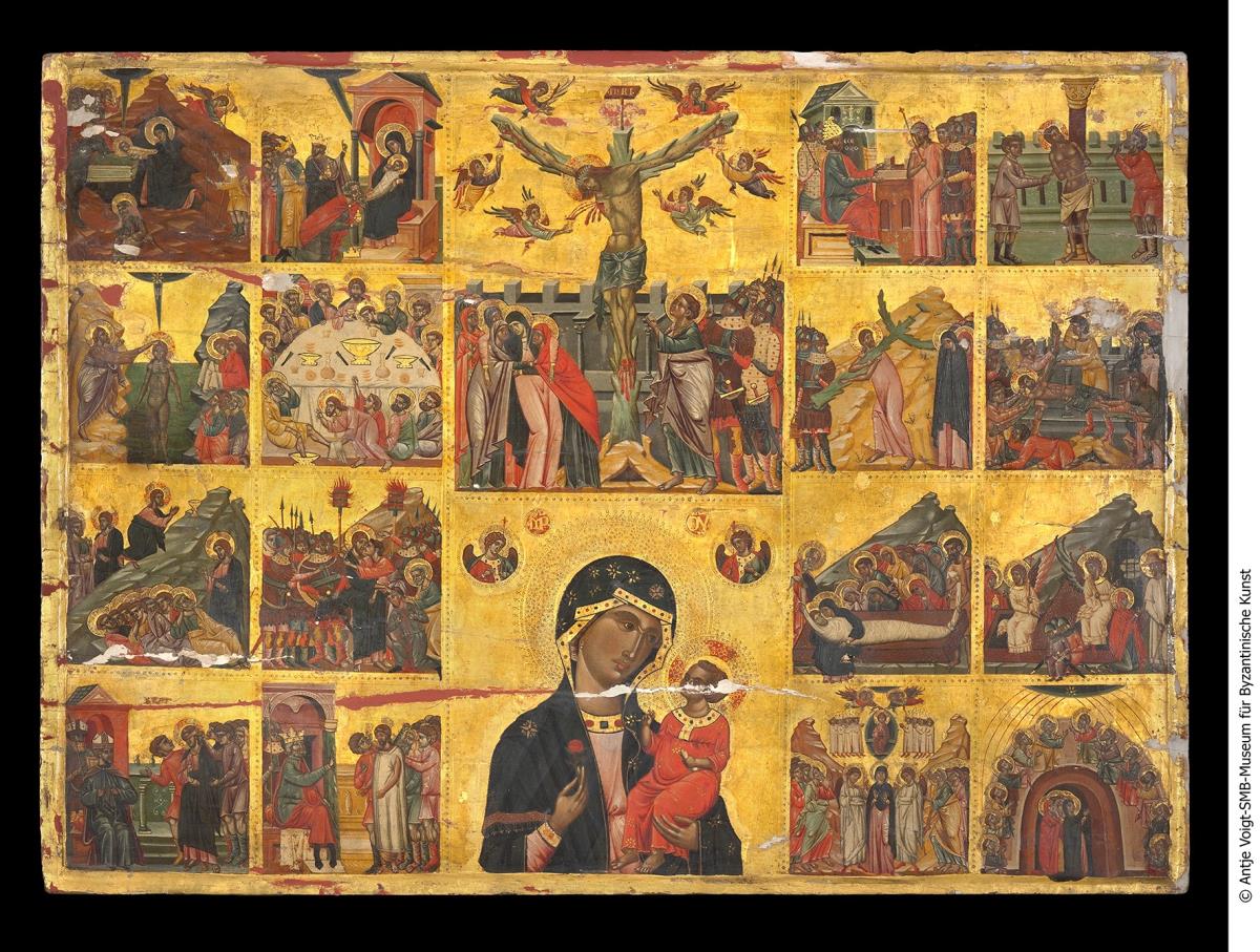 Dossale Veneziano - Zyklus mit 18 Szenen aus dem Leben Christi